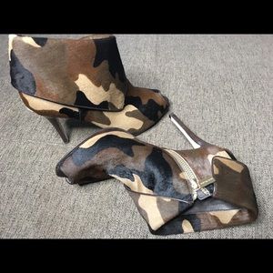 Michael Kors Camouflage Booties